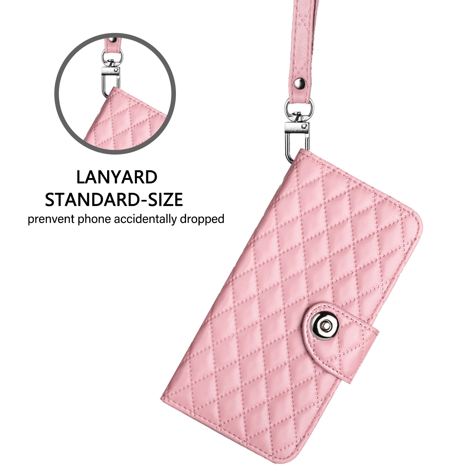For Samsung Galaxy A16 5G / A16 4G Case YB Imprinting Series-8 Leather Wallet Phone Cover with 7 Card Slots - Pink For Samsung Galaxy A16 5G / A16 4G Case YB Imprinting Series-8 Leather Wallet Phone Cover with 7 Card Slots - Pink